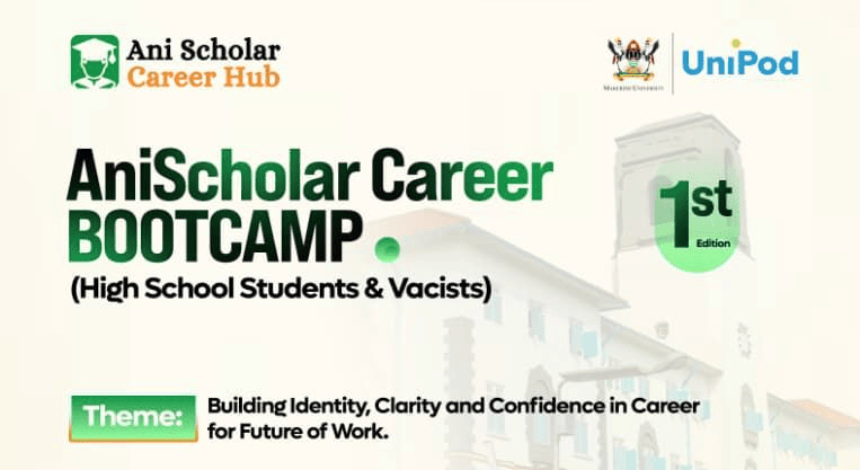 Join the 1st AniScholar Career Hub Bootcamp at the Makerere University Innovation Pod